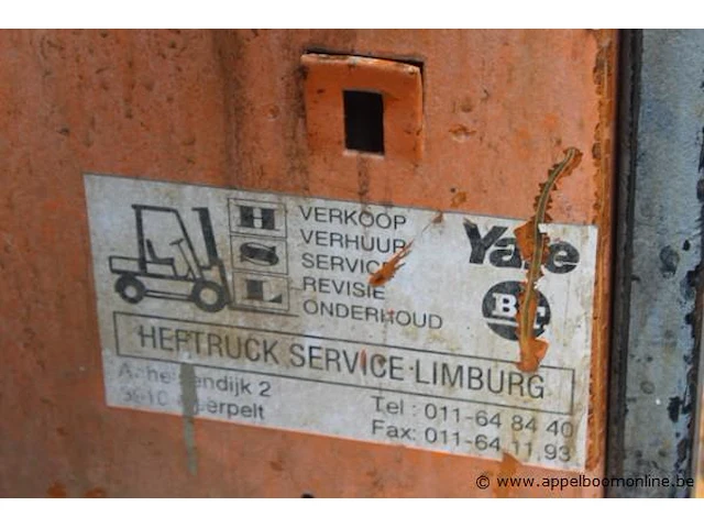 Heftruck yale, 5046 werkuren, met lader evo plus - afbeelding 3 van  7