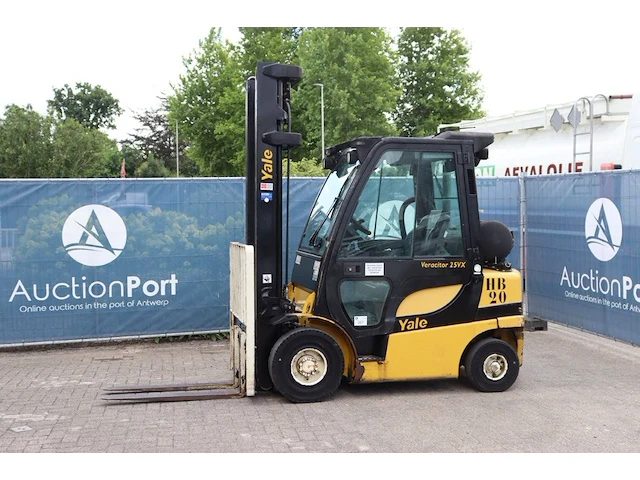 Heftruck yale glp25vx v2770 lpg 2460kg 4.33m 2015 - afbeelding 1 van  1