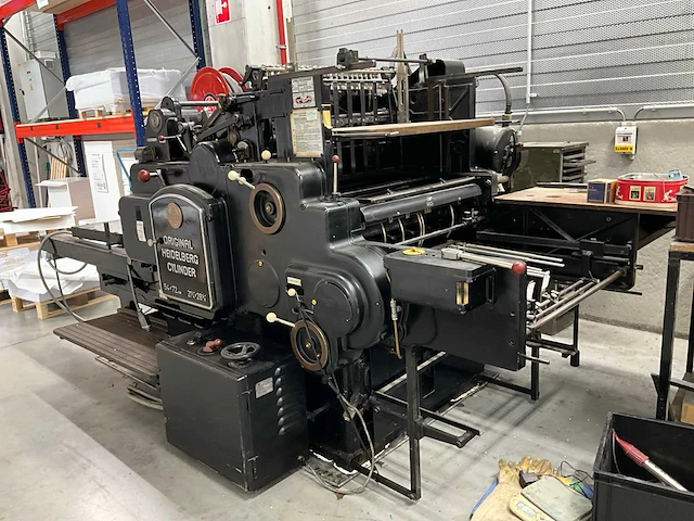 Heidelberg cylinder 1m2/359/148-260 typo drukpersmachine - afbeelding 12 van  17