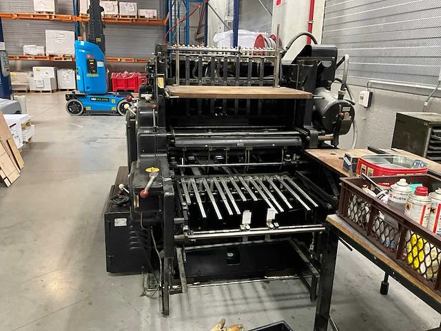 Heidelberg cylinder 1m2/359/148-260 typo drukpersmachine - afbeelding 14 van  17
