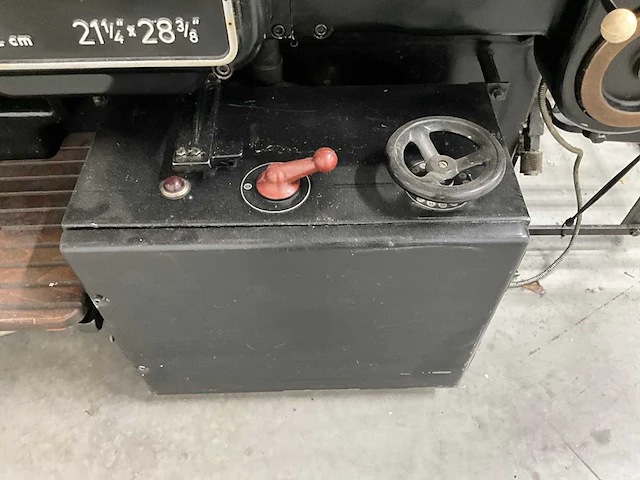 Heidelberg cylinder 1m2/359/148-260 typo drukpersmachine - afbeelding 17 van  17