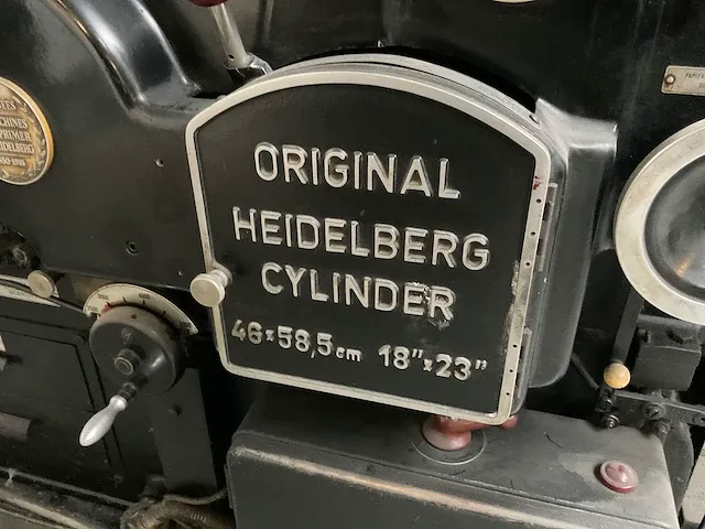 Heidelberg original 46x58,5 cilinderpers - afbeelding 4 van  9
