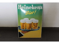 Heineken bier - emaille bord - afbeelding 1 van  2