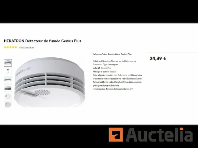 Hekatron genius plus rookmelder - afbeelding 1 van  5