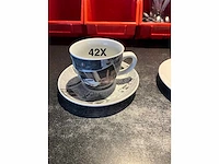 Hele voorraad diverse servies, glaswerk, tassen en borden (550x) - afbeelding 19 van  43