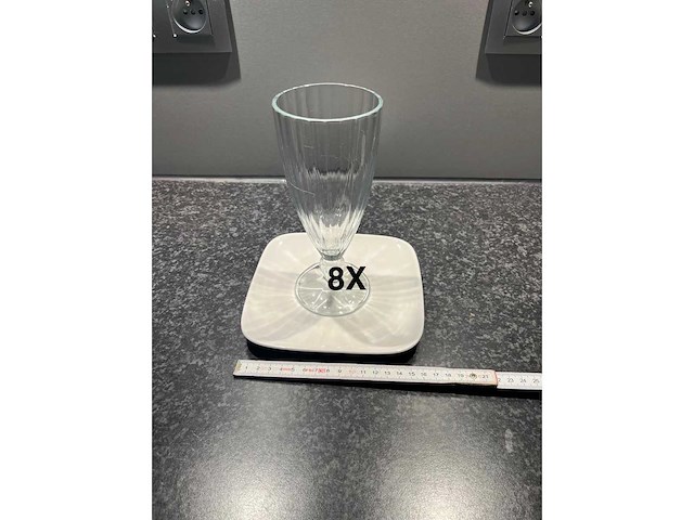 Hele voorraad diverse servies, glaswerk, tassen en borden (550x) - afbeelding 20 van  43