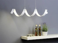 Helix design hanglamp 82 cm wit - afbeelding 3 van  6