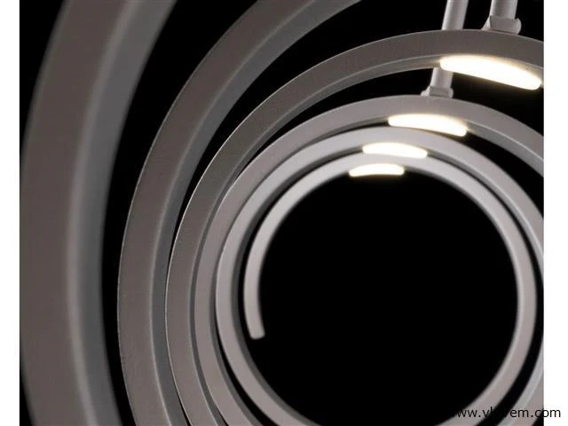 Helix design hanglamp 82 cm wit - afbeelding 4 van  6