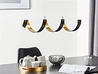 Helix design hanglamp 82 cm zwart - afbeelding 5 van  6