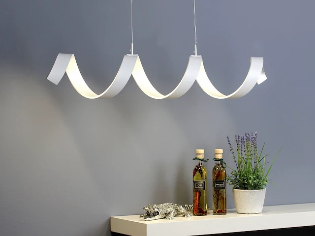 Helix design led hanglamp wit - afbeelding 1 van  6