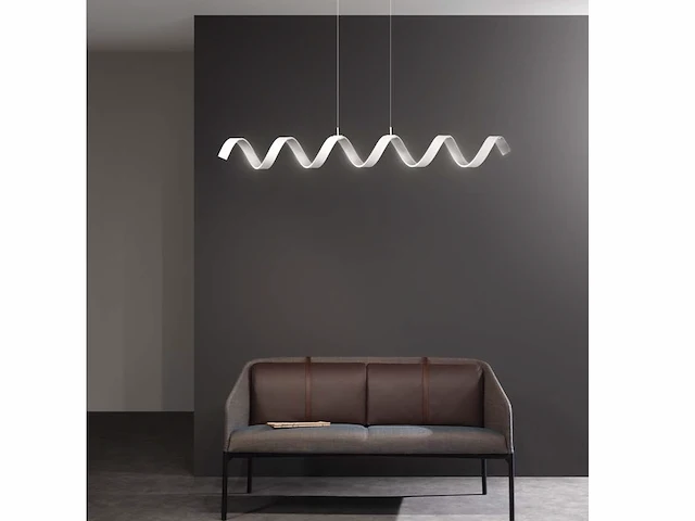 Helix design led hanglamp wit - afbeelding 2 van  6