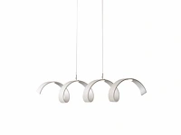 Helix design led hanglamp wit - afbeelding 5 van  6