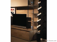 Helix design led hanglamp zwart/goud - afbeelding 8 van  8