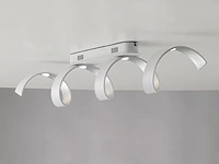 Helix design led plafondlamp wit - afbeelding 1 van  7