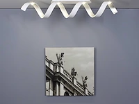 Helix design led plafondlamp wit - afbeelding 2 van  7