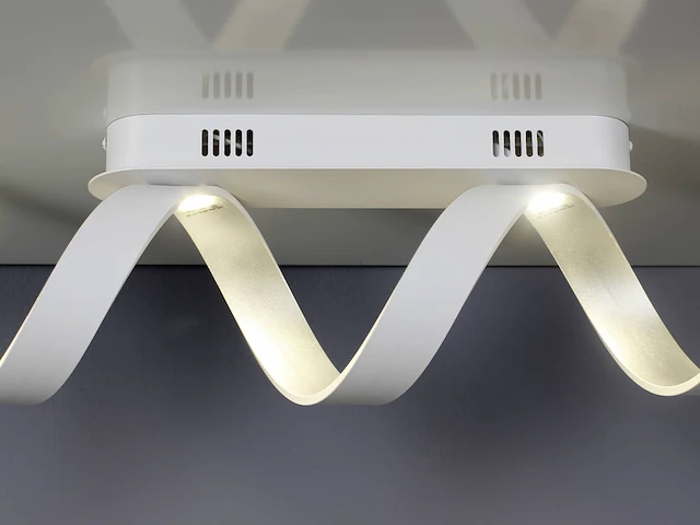 Helix design led plafondlamp wit - afbeelding 4 van  7