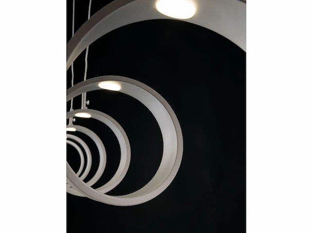 Helix design led plafondlamp wit - afbeelding 5 van  7