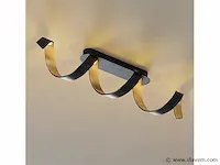 Helix design plafondlamp zwart - afbeelding 2 van  7