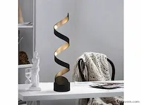 Helix design vloer lamp zwart/goud - afbeelding 1 van  7