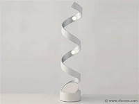 Helix design vloerlamp 66 cm wit - afbeelding 1 van  6