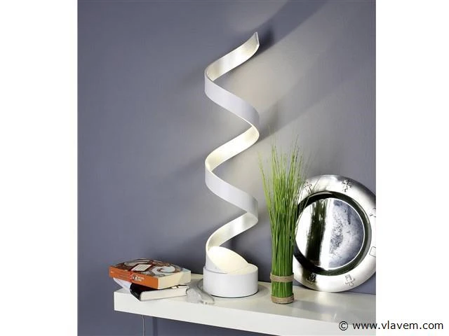Helix design vloerlamp 66 cm wit - afbeelding 2 van  6