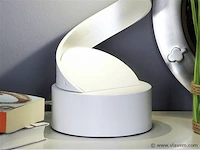 Helix design vloerlamp 66 cm wit - afbeelding 4 van  6