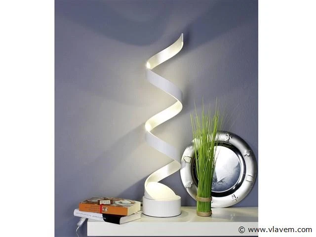 Helix design vloerlamp 66 cm wit - afbeelding 5 van  6