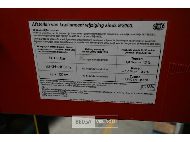 Hella koplampafstelapparaat - afbeelding 9 van  9