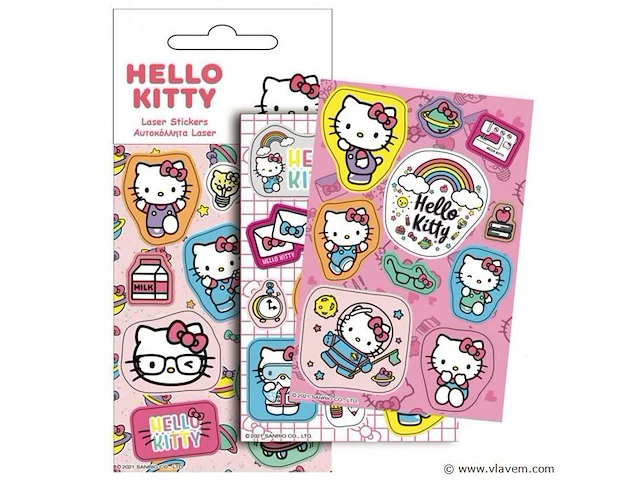 Hello kitty stickervellen 36 stuks - afbeelding 1 van  1