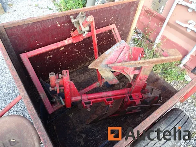 Helmstok minirotor ct121 met aanhanger, ploeg, stop - afbeelding 21 van  22