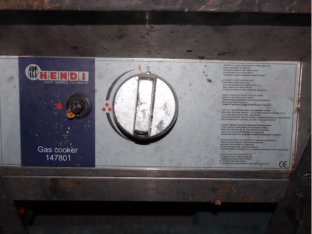 Hendi gas pit - afbeelding 2 van  3