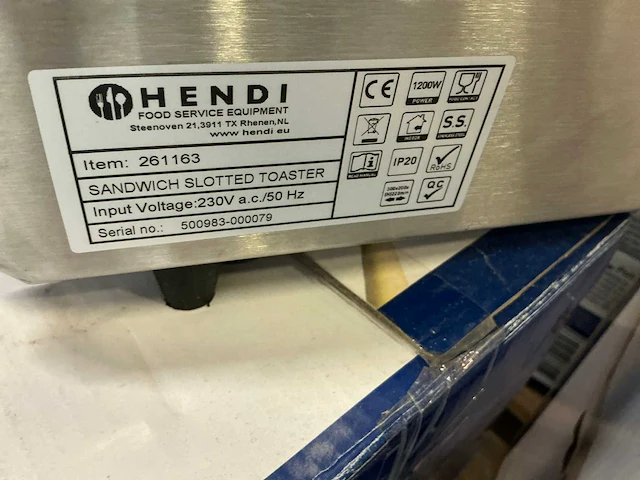 Hendi keukenmachines (3x) - afbeelding 7 van  8