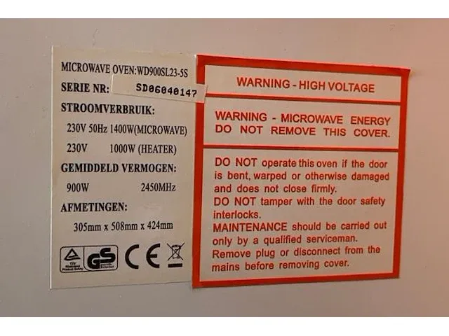 Hendi microwave oven - afbeelding 3 van  3