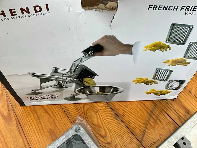 Hendi professionele frietsnijder – aluminium - ongebruikt - afbeelding 7 van  7