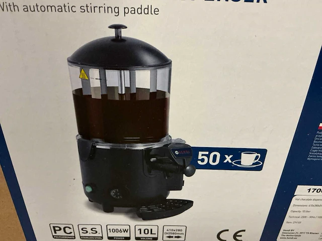 Hendi warme chocolademelk dispenser - afbeelding 4 van  4
