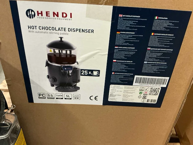 Hendi warme chocolademelk dispenser - afbeelding 5 van  5