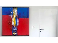 Henk severens - femme jaune - acryl op doek - afbeelding 4 van  15