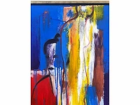Henk severens - femme jaune - acryl op doek - afbeelding 10 van  15