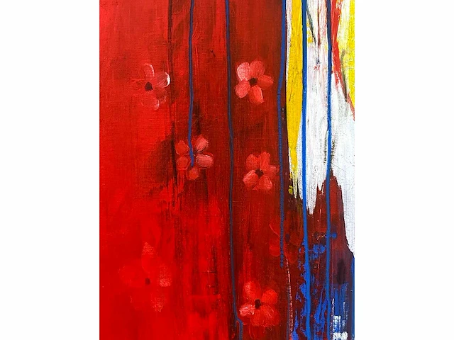 Henk severens - femme jaune - acryl op doek - afbeelding 11 van  15