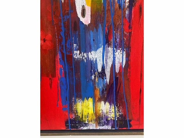 Henk severens - femme jaune - acryl op doek - afbeelding 12 van  15
