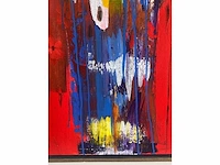 Henk severens - femme jaune - acryl op doek - afbeelding 12 van  15