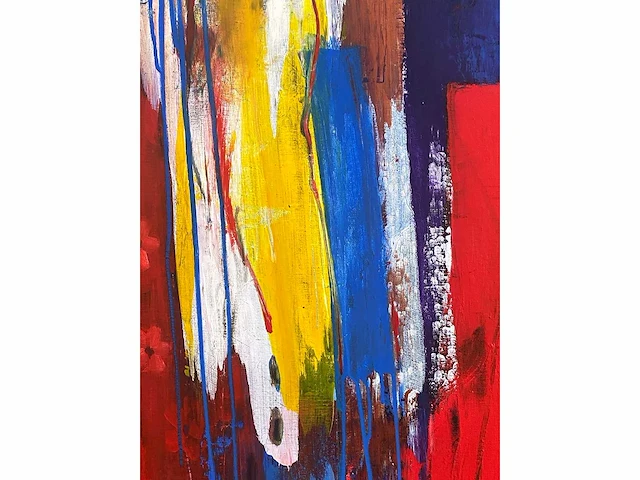 Henk severens - femme jaune - acryl op doek - afbeelding 13 van  15