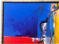 Henk severens - femme jaune - acryl op doek - afbeelding 15 van  15