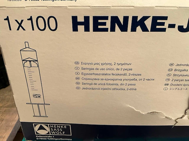 Henke-ject+dct. medische benodigdheden. - afbeelding 4 van  4