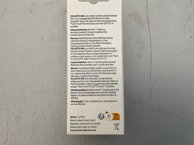 Henkel. meerdere materialen snellijm.loctite 3090 (4x) - afbeelding 2 van  3