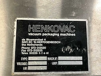 Henkovac h 2000 vacuümmachine - afbeelding 2 van  10