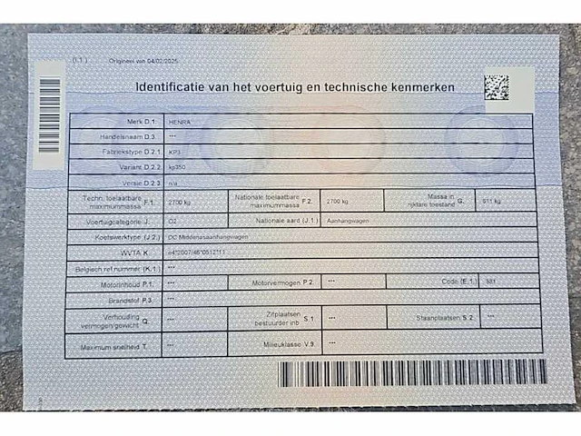 Henra plateau / multitransporter mtm 2700kg - afbeelding 13 van  13