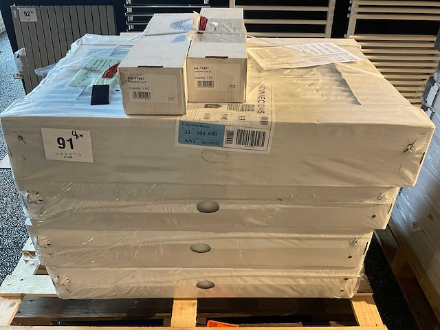 Henrad 6-connections radiator (4x) - afbeelding 2 van  4