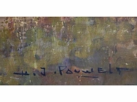 Henri joseph pauwels - hoeve in de kempen - olie op doek - afbeelding 4 van  5