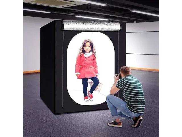 Heorryn xxl fotostudio - 140 x 120 x 100 cm - afbeelding 4 van  5